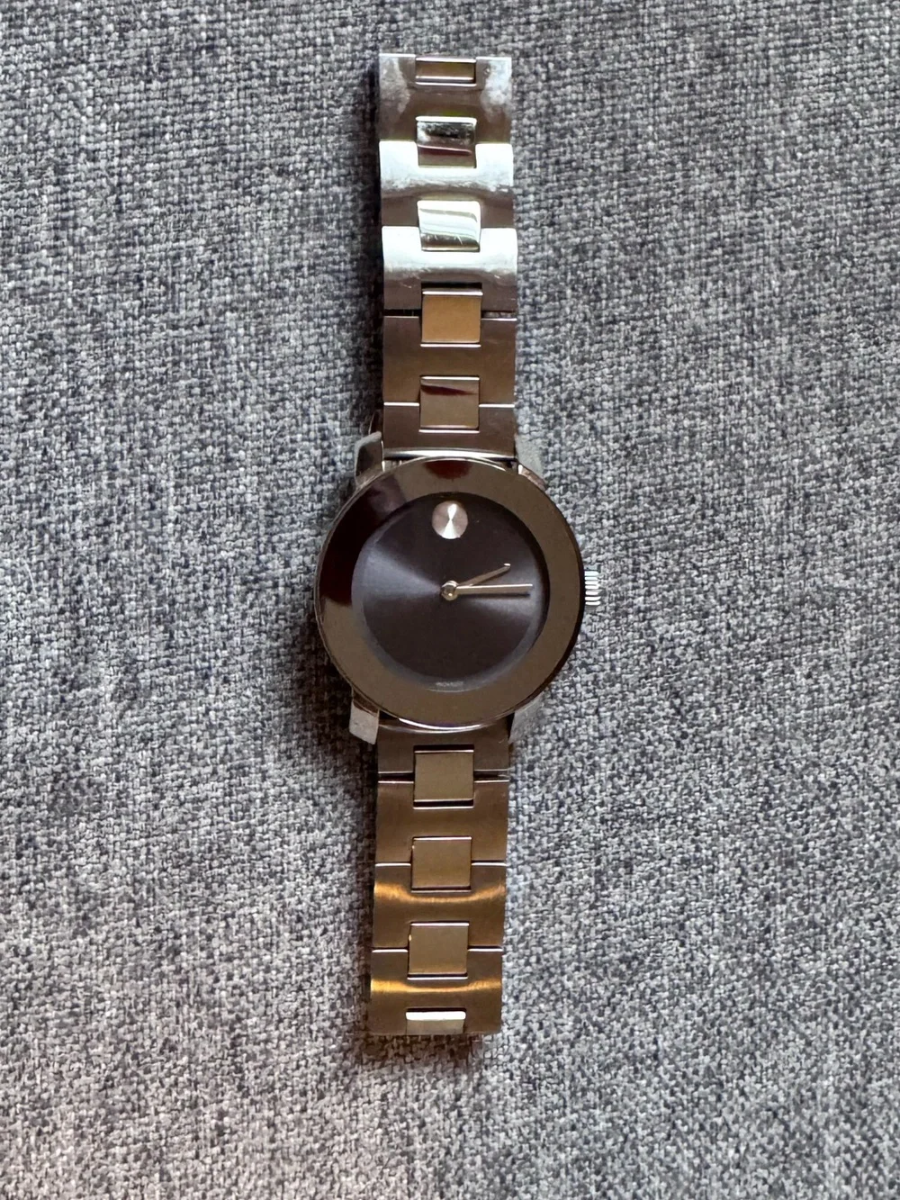 Movado Bold Stainless Steel Watch